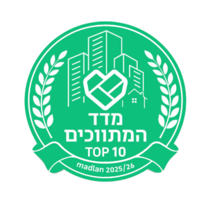 מדד המתווכים TOP 10 — madlan 2025/26